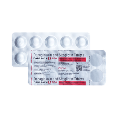 <span style='color:#626A7A'>Dapasach S 5mg/50mg Tablet</span>
