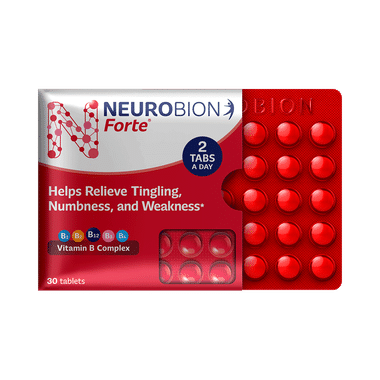 Neurobion Forte Tablet With Vitamin B12 | Helps Manage Numbness And Tingling Sensation Tablet