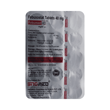 Febumed 40mg Tablet