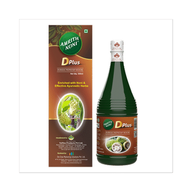 Amrith Noni D Plus Liquid | An Ayurvedic Human Clinical Trail Tested Formula| Helps To Manage Blood Sugar Levels In Diabetes