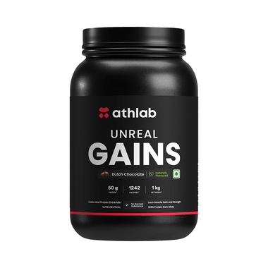 Athlab Unreal Gains Powder Dutch Chocolate