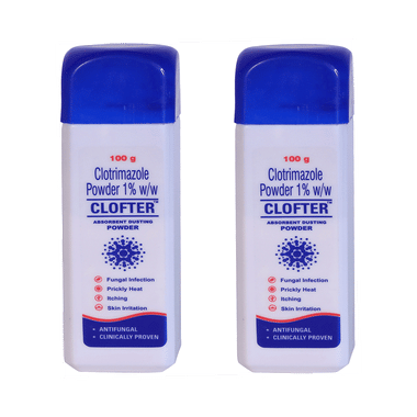 Clofter Absorbent Dusting Powder (100gm Each)