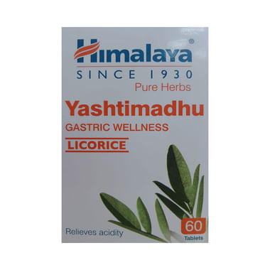 Himalaya Wellness Pure Herbs Yashtimadhu Tablet | Relieves Acidity & Manages Digestive Health