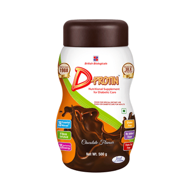 D-Protin Nutritional Supplement for Diabetics | Flavour Chocolate Powder