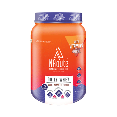 Nroute Daily Whey Protein Double Chocolate Powder