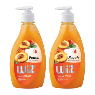 Wiz PH Balanced Hand Wash (450ml Each) Peach