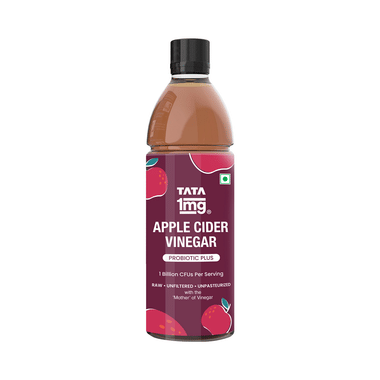 Apple Cider Vinegar Probiotic Plus(500ml Each) | Supports Healthy Weight & Overall Wellbeing | by Tata 1mg