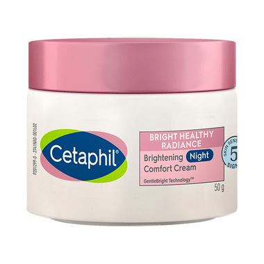Cetaphil Brightening Night Comfort Cream | For Sensitive Skin