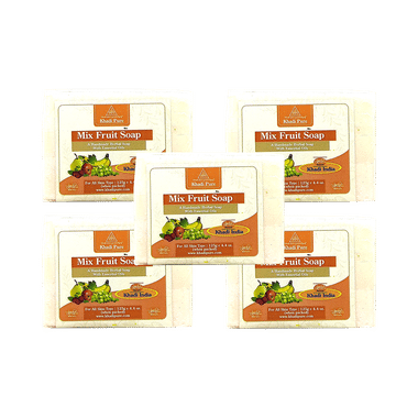 Khadi Pure Mix Fruit Soap (125gm Each)