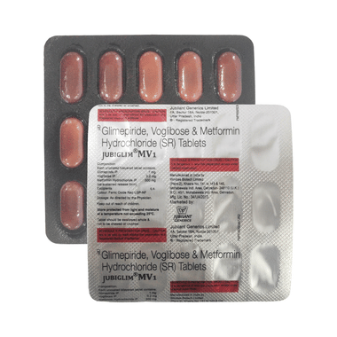 Jubiglim MV 1 Tablet SR