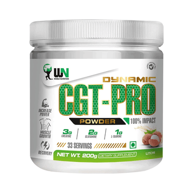WN World Nutrition Dynamic CGT-Pro Powder Litchi