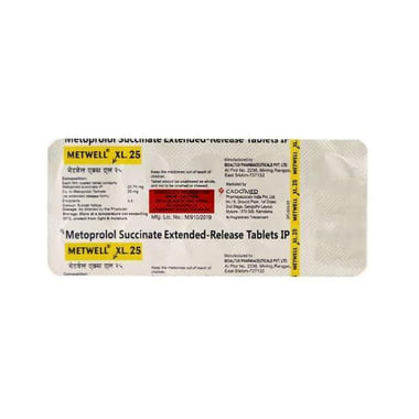 Metwell 25mg Tablet XL