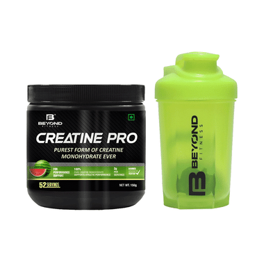 Beyond Fitness Combo Pack Of Creatine Pro 156gm With Shaker Bottle 400ml