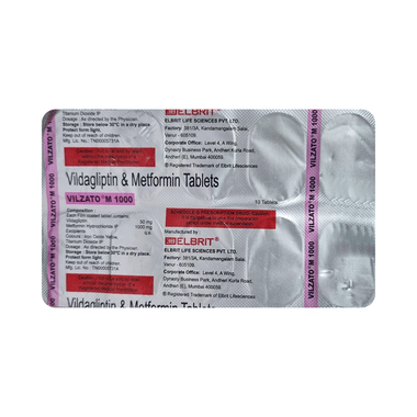 Vilzato M 1000 Tablet