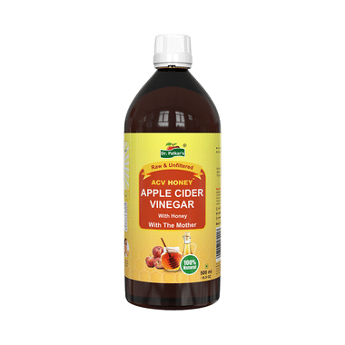 Dr. Patkar's Apple Cider Vinegar With Honey & The Mother | Raw & Unfiltered For Weightloss