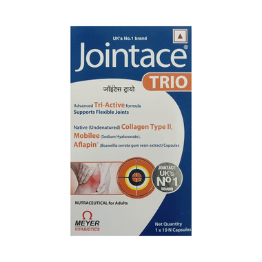 Jointace Trio Capsule | For Pain Relief | Supports Flexible Joints | Bone, Joint & Muscle Care