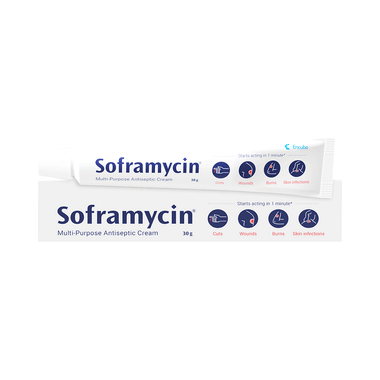 Soframycin Multi-Purpose Antiseptic Cream for Cuts, Wounds, Burns & Skin Infections