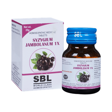 SBL Syzygium Jambolanum Trituration Tablet 1X