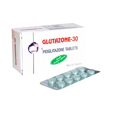 Glutazone 30mg Tablet