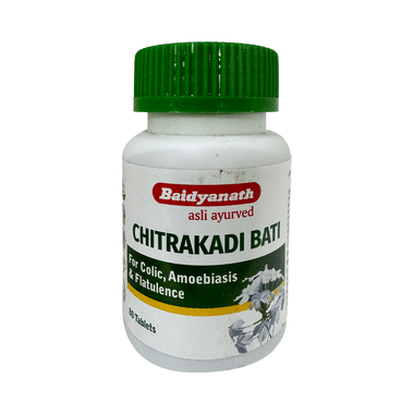 Baidyanath Chitrakadi Bati Tablet | For Flatulence, Colic & Amoebiasis