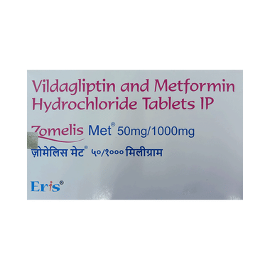 Zomelis Met 50mg/1000mg Tablet
