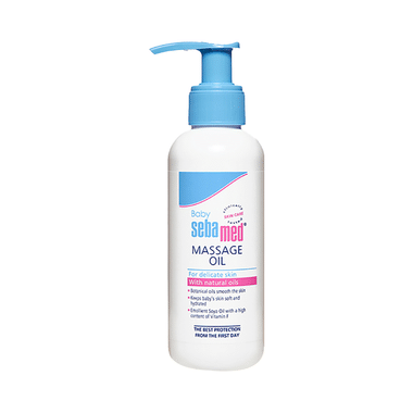 Sebamed Baby Skin Soothing Massage Oil With Soya & Wheat Germ Oil