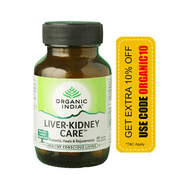 Organic India LKC (Liver Kidney Care) Capsule | For Liver Care