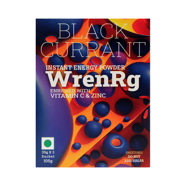 Wrenrg Instant Energy Powder Sachet (35gm Each) Black Current