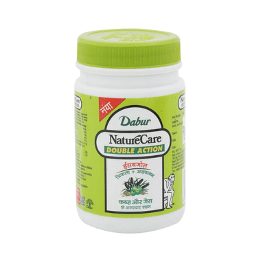Dabur Nature Care Isabgol (Double Action) Powder | Relieves Constipation, Gas & Acidity