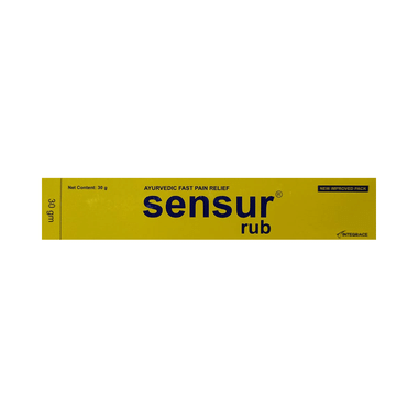 Sensur Ayurvedic Rub Ointment For Fast Pain Relief