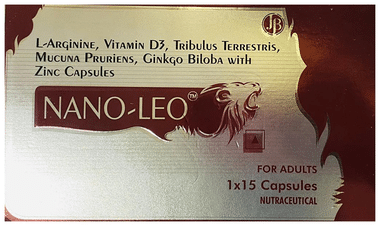 Nano-Leo Capsule with L-Arginine, Vitamin D3, Ginkgo & Zinc