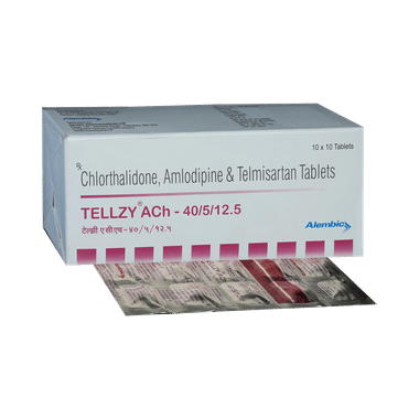 Tellzy Ach 40/5/12.5 Tablet