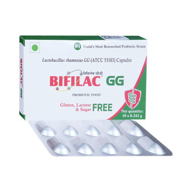 Bifilac GG Capsule Gluten, Lactose & Sugar Free