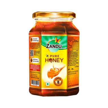 Zandu Pure Honey For Energy & Weight Management | No Sugar Adulteration