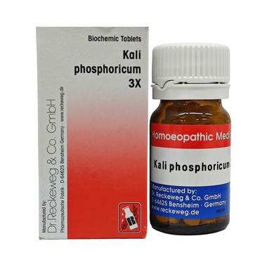 Dr. Reckeweg Kali Phosphoricum Biochemic Tablet | Mind And Nerve Tablets Biochemic Tablet 3X