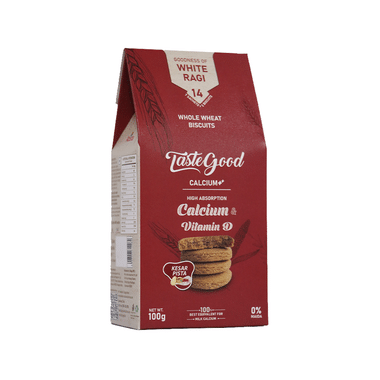 Taste Good Calcium & Vitamin D Whole Wheat Biscuit (100gm Each)