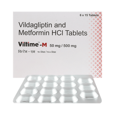 Viltime M 500mg/50mg Tablet