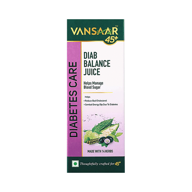 Vansaar 45+ Diab Balance Juice For Diabetes Care, Lowers Blood Sugar Levels Naturally