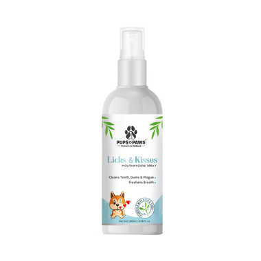 Pups and Paws Licks & Kisses Mouth Hygiene Spray