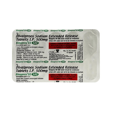 Binaprex 500mg Tablet ER