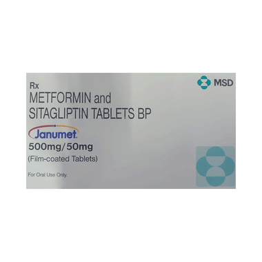 Janumet 50mg/500mg Tablet