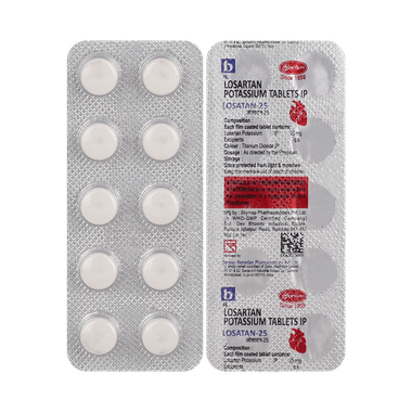 Losatan 25mg Tablet