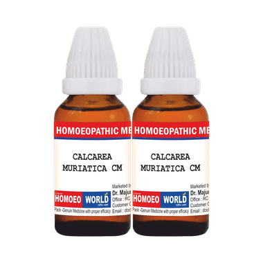 Dr. Majumder Homeo World Calcarea Muriatica Dilution(30ml Each) CM