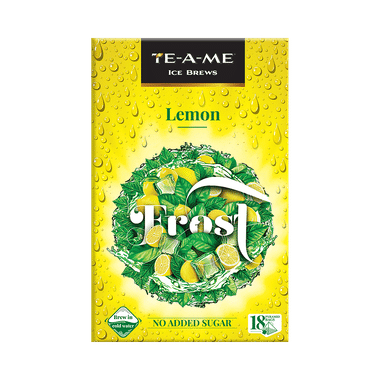 TE-A-ME Ice Brews Pyramid Bag (3.5gm Each) Lemon Frost