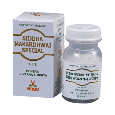 Virgo Siddha Makardhwaj Special Tablet Contain Suvarna & Mukta