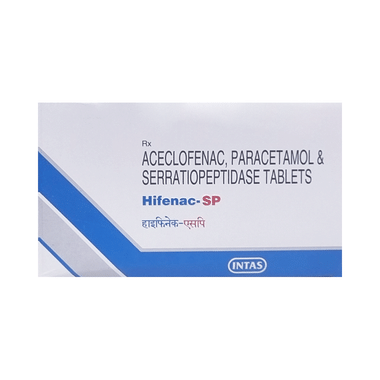 Hifenac SP 100mg/325mg/15mg Tablet