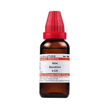 Dr Willmar Schwabe India Aloe Socotrina Dilution 6 CH