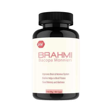 Vitaminhaat Brahmi  Bacopa 750mg Capsule