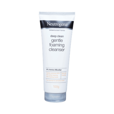 Neutrogena Deep Clean Gentle Foaming Cleanser | For Normal To Sensitive Skin