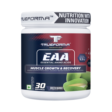 Trueforma Performance Series EAA Essential Amino Acid Powder Green Mango